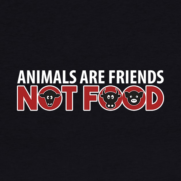 Animals Are Friends Not Food by yeoys